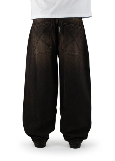 Homeboy x-tra MONSTER Baggy Jeans  Black Label DIRTY BLACK