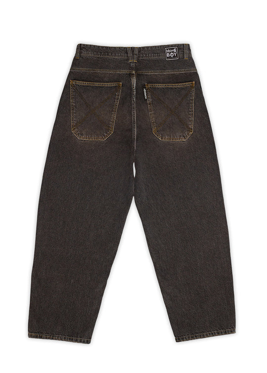 Homeboy x-tra MONSTER Baggy Jeans  Black Label DIRTY BLACK