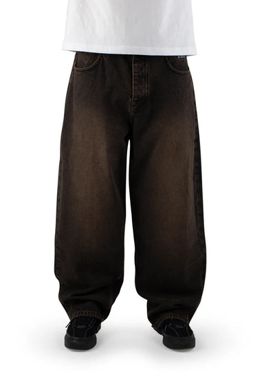 Homeboy x-tra MONSTER Baggy Jeans  Black Label DIRTY BLACK