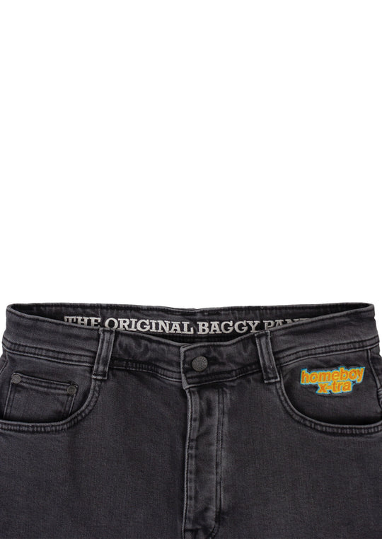 Homeboy x-tra BAGGY Shorts - Washed Grey