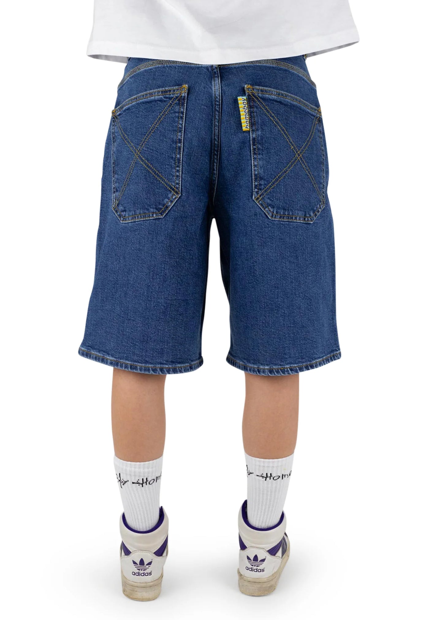 Homeboy x-tra Monster Shorts - Washed Blue