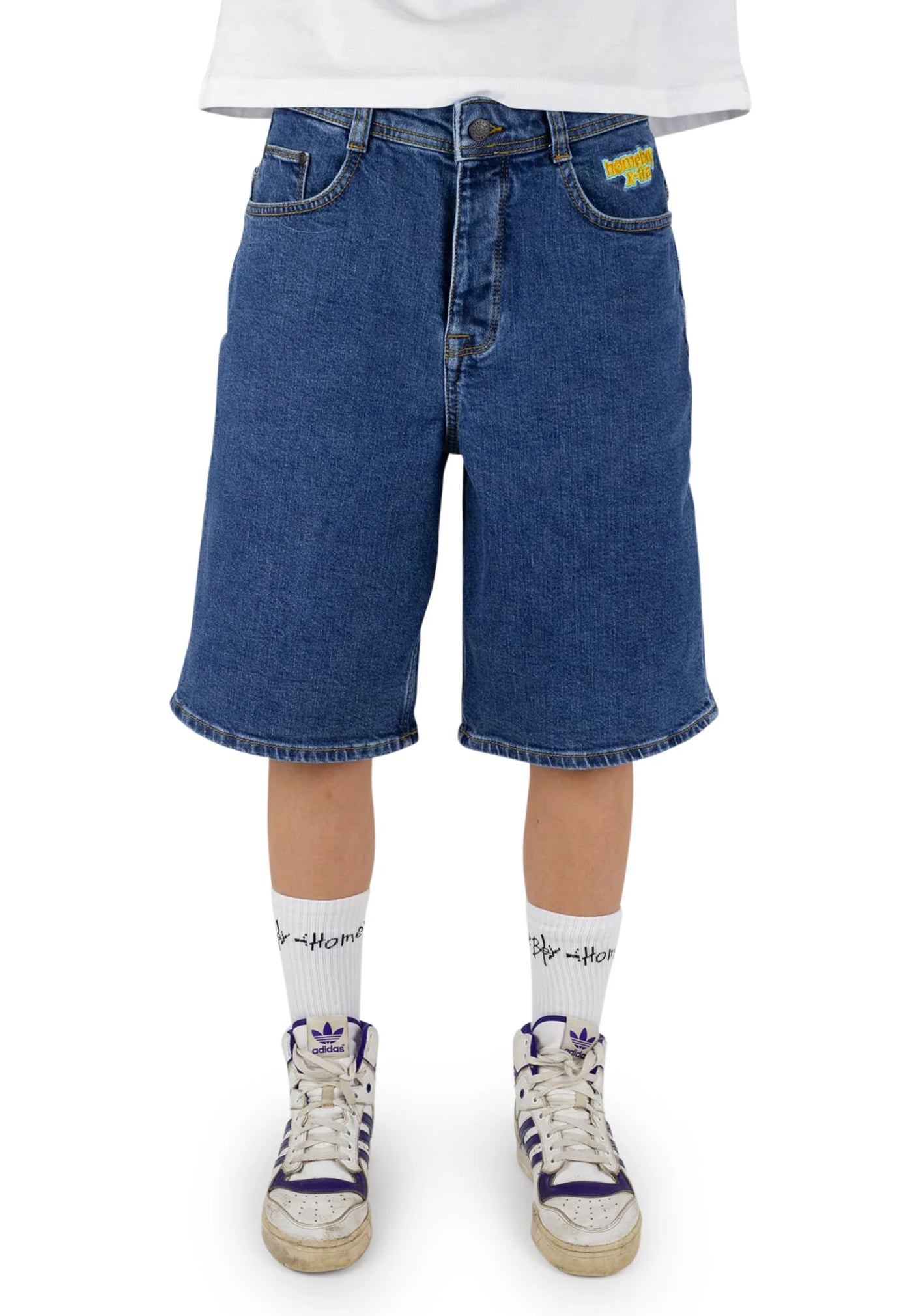 Homeboy x-tra Monster Shorts - Washed Blue