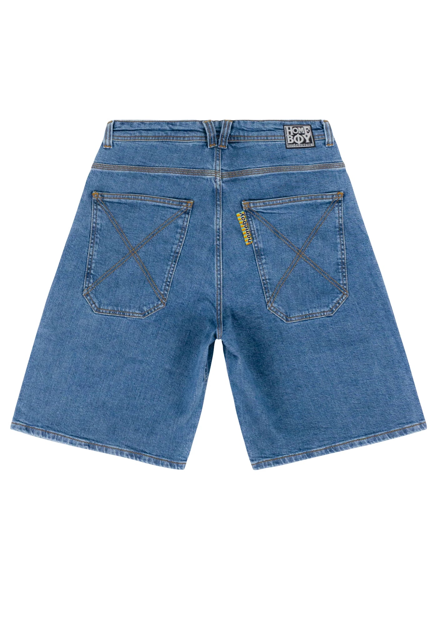 Homeboy x-tra Monster Shorts - Washed Blue