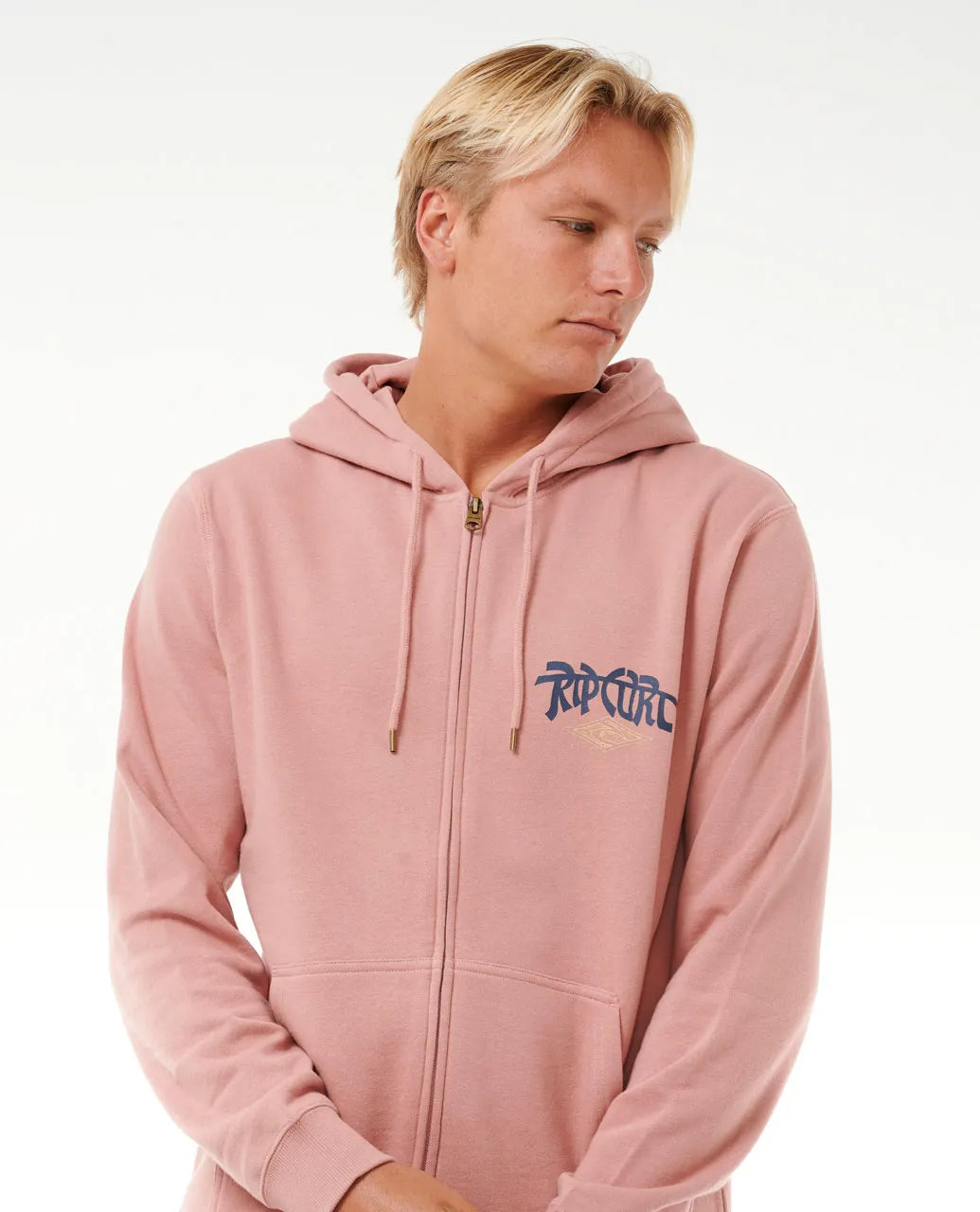 Ripcurl Shred Till Dead Zip Hoodie - Mushroom