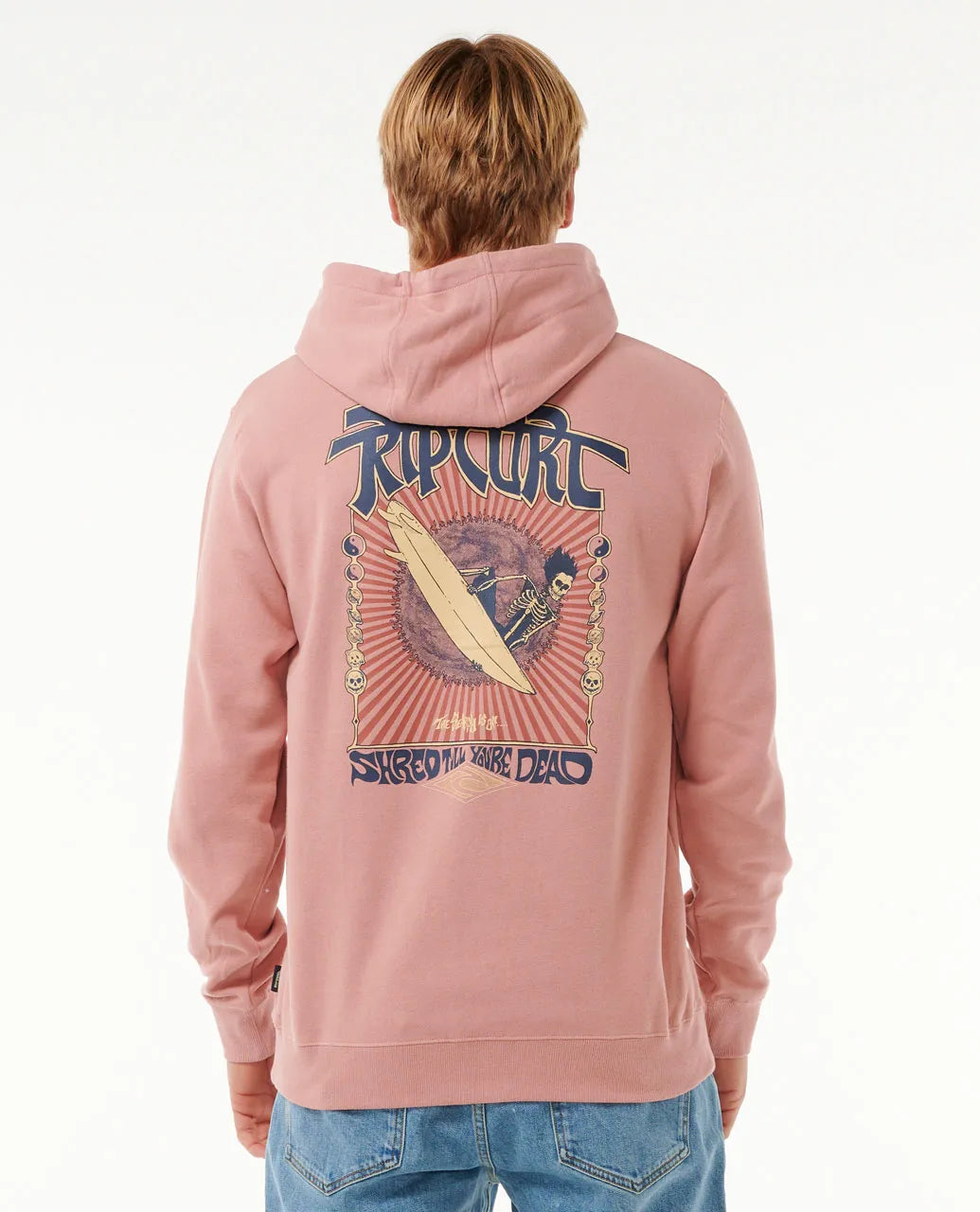 Ripcurl Shred Till Dead Zip Hoodie - Mushroom