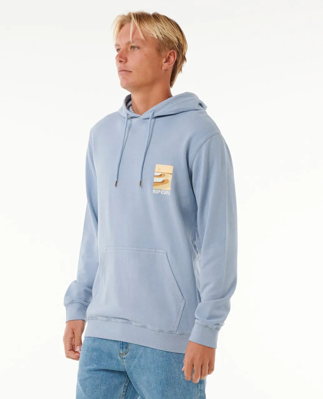 Ripcurl Surf Revival Lined Up Hoodie - Spray Blue