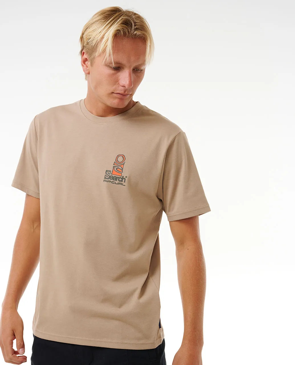 Ripcurl Vaporcool Search Stack T-Shirt - Sand Dune