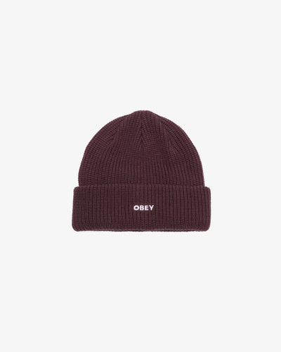 Obey Future Beanie - plum perfect