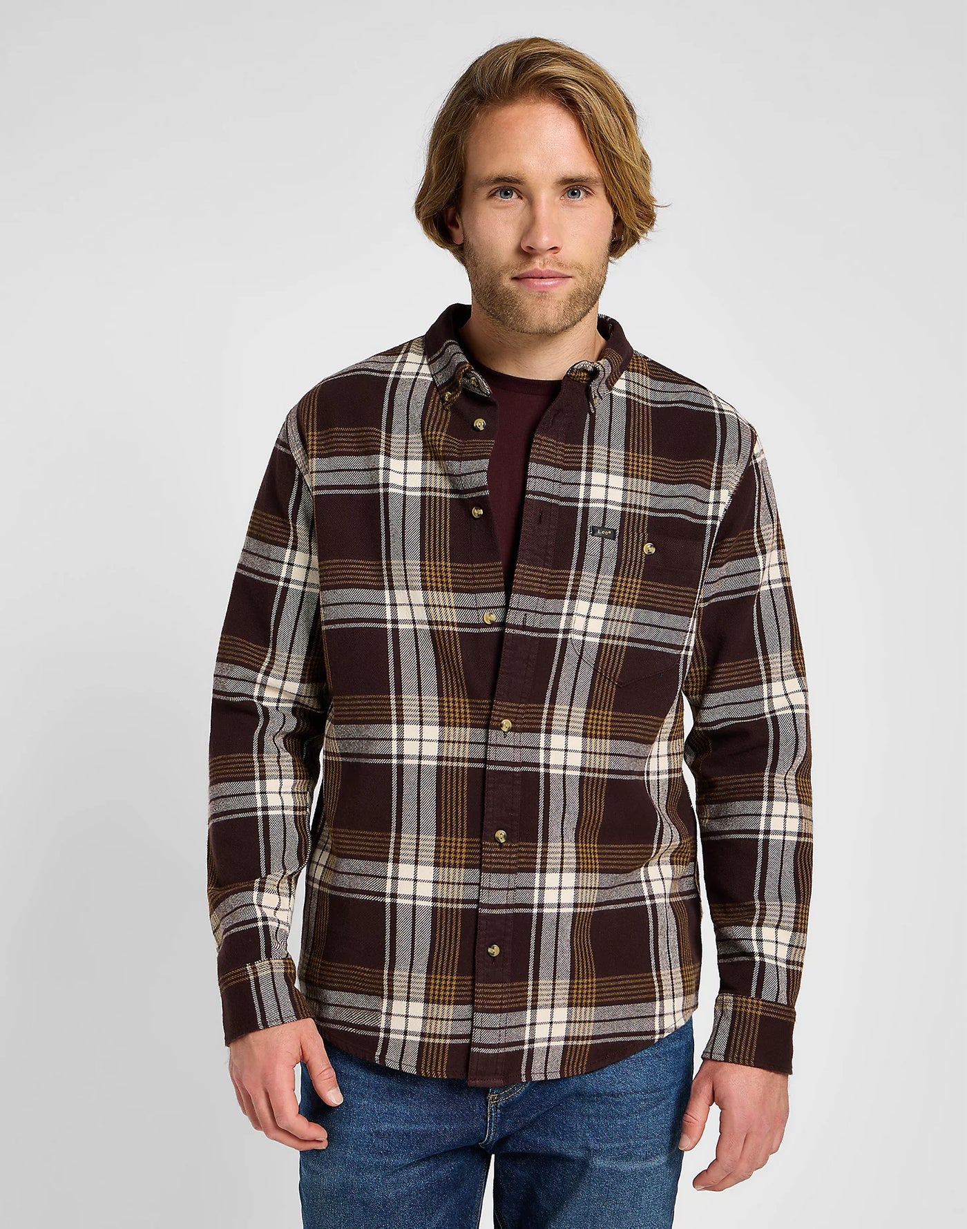 Lee Riveted LS Shirt - Beet