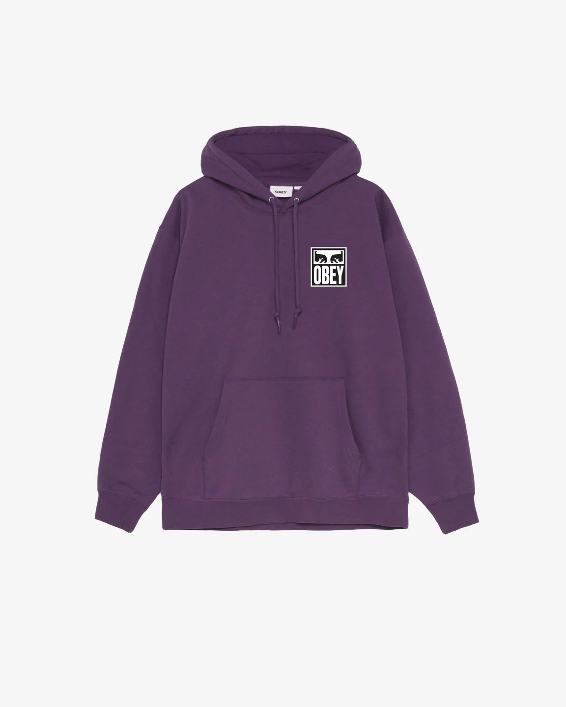 Obey Eyes Icon 2 Heavyweight Oversize Hoodie - plum perfect