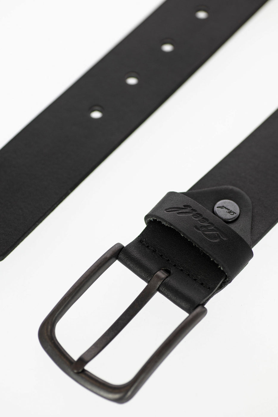 Reell All Black Buckle Belt - black