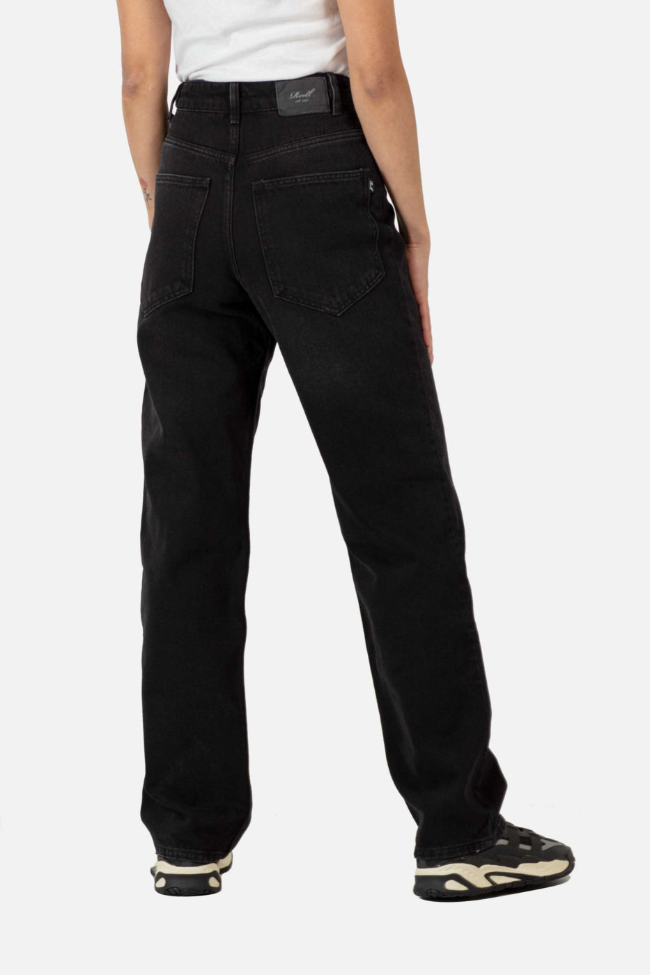 Reell Women Betty Baggy Jeans - BLACK WASH