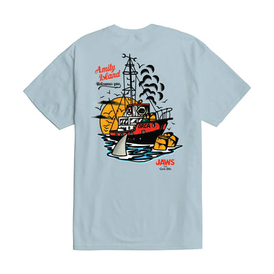 Dark Seas x JAWS Orca Stock T-Shirt - Lightblue