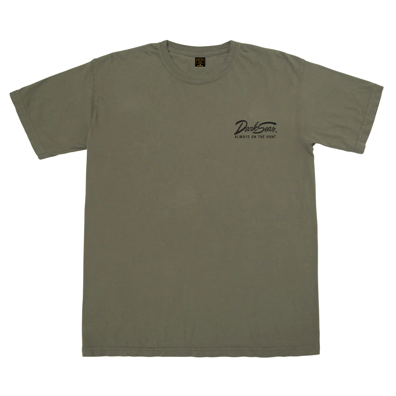 Dark Seas Long Rage Pigment T-Shirt - Ivy Green