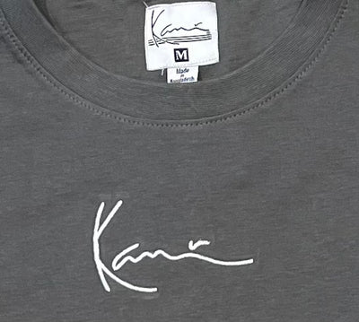 Karl Kani Small Signature Essential Tee - Anthracite