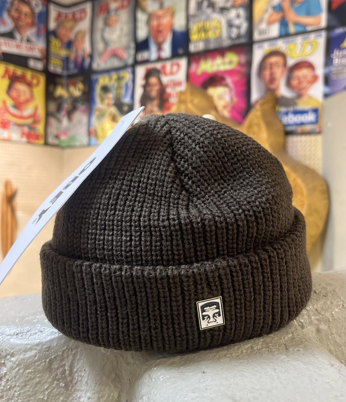 Obey Micro Beanie - Java-Brown