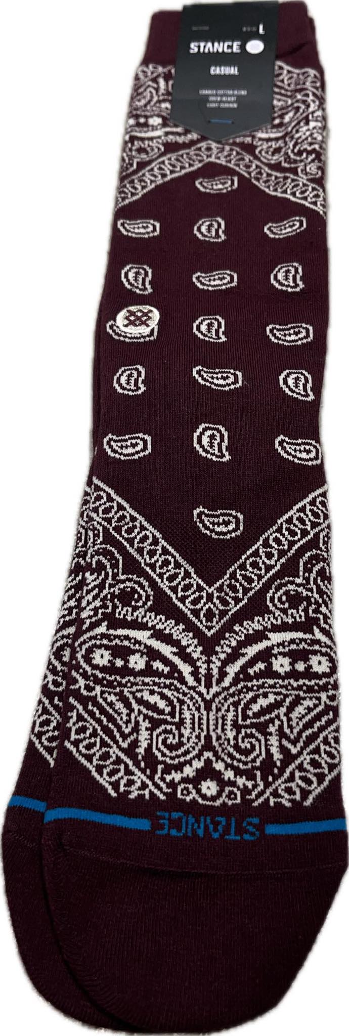 Stance Barrio Crew Socken - Wine Red