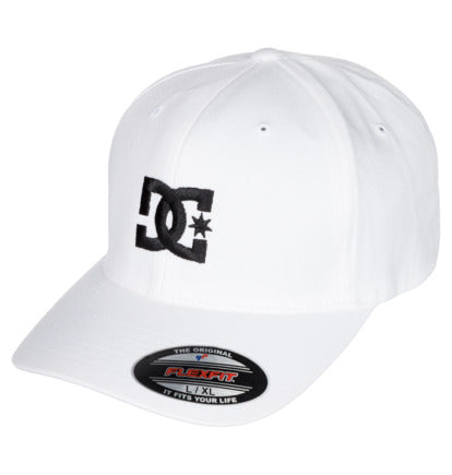 DC Shoe CAP STAR - CAP - FLEXFIT-CAP - White