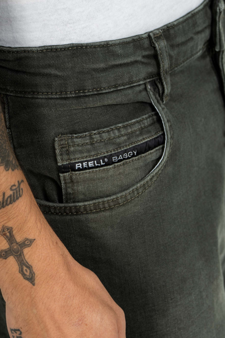 Reell Baggy Jeans - Dirty Green