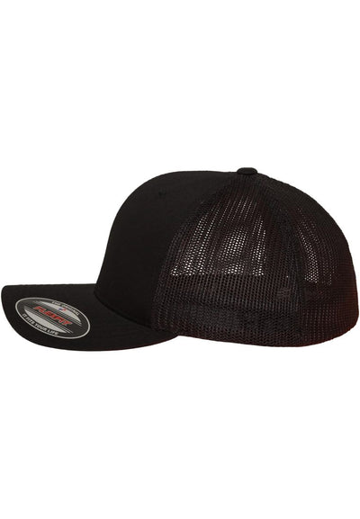 6511 Flexfit Mesh Trucker Black