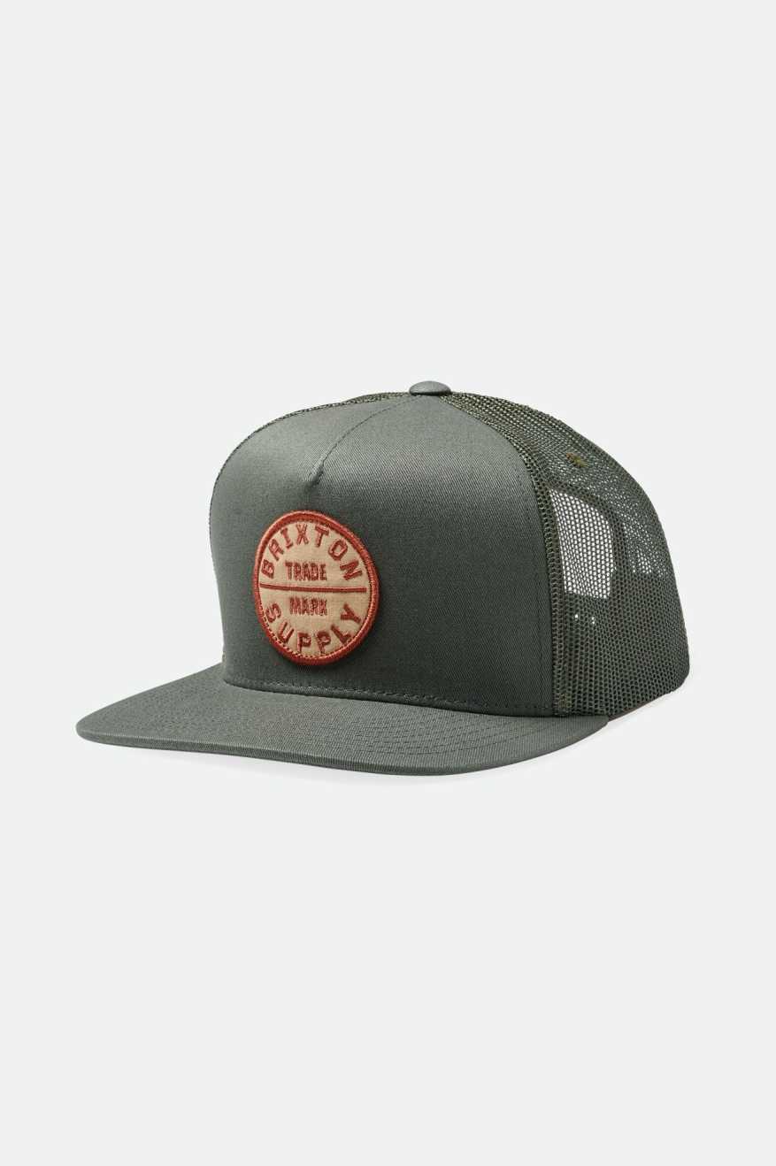 Brixton Oath Trucker Cap - Olive Surplus / Olive Surplus