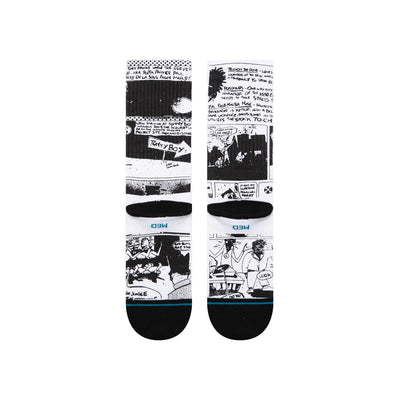 Stance The Sleeve Crew Socken - Black White