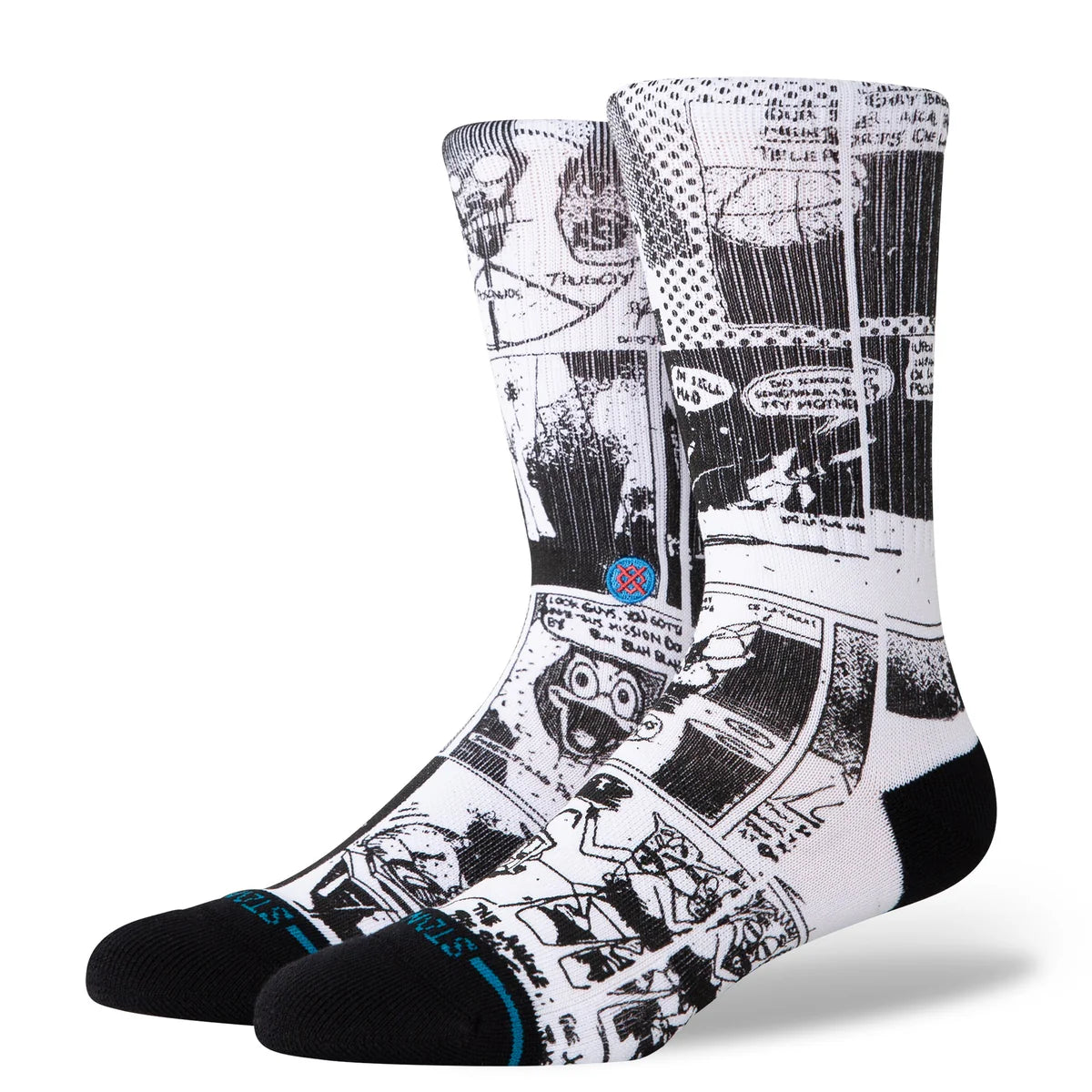 Stance The Sleeve Crew Socken - Black White