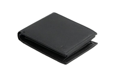 Garzini / Hunterson Bifold Coin Pocket Wallet - Black