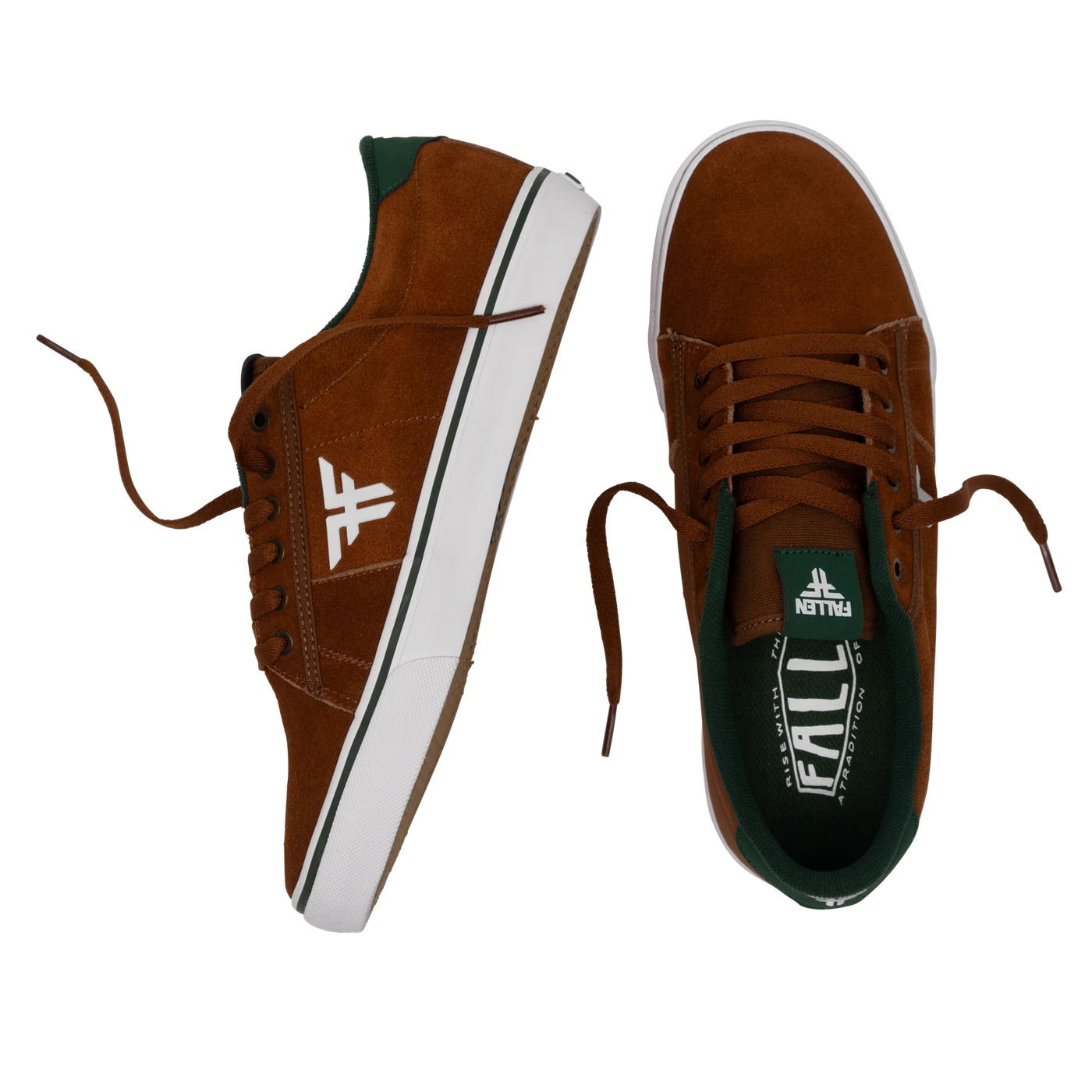 Fallen Bomber Shoe - Brown Green