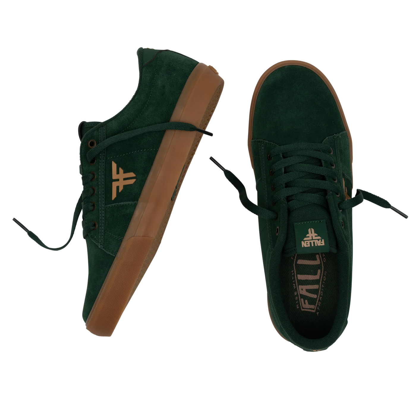 Fallen Bomber Shoe - Forest Green Gum