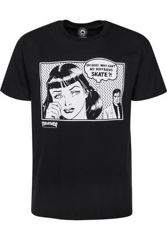 Thrasher Boyfriend Tee - Black