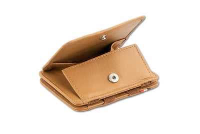 Garzini Magic Wallet - 8 Cards Cognac