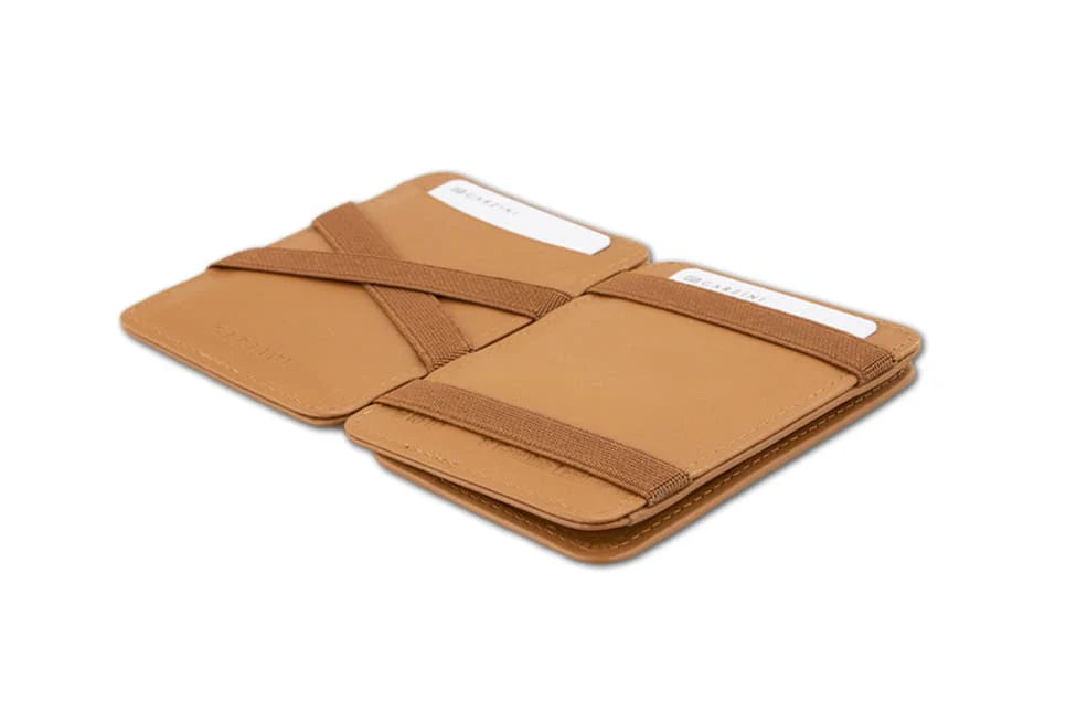 Garzini Magic Wallet - 8 Cards Cognac