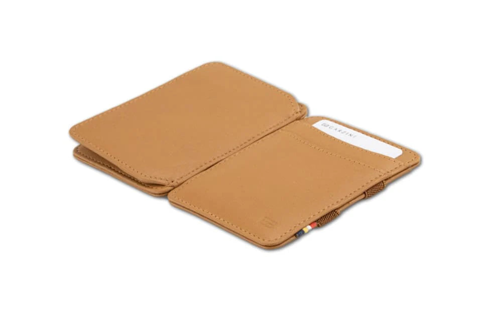 Garzini Magic Wallet - 8 Cards Cognac