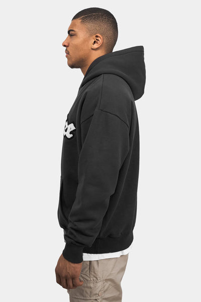 Dropsize HD-101 HEAVY OVERSIZE Hoodie Washed Black