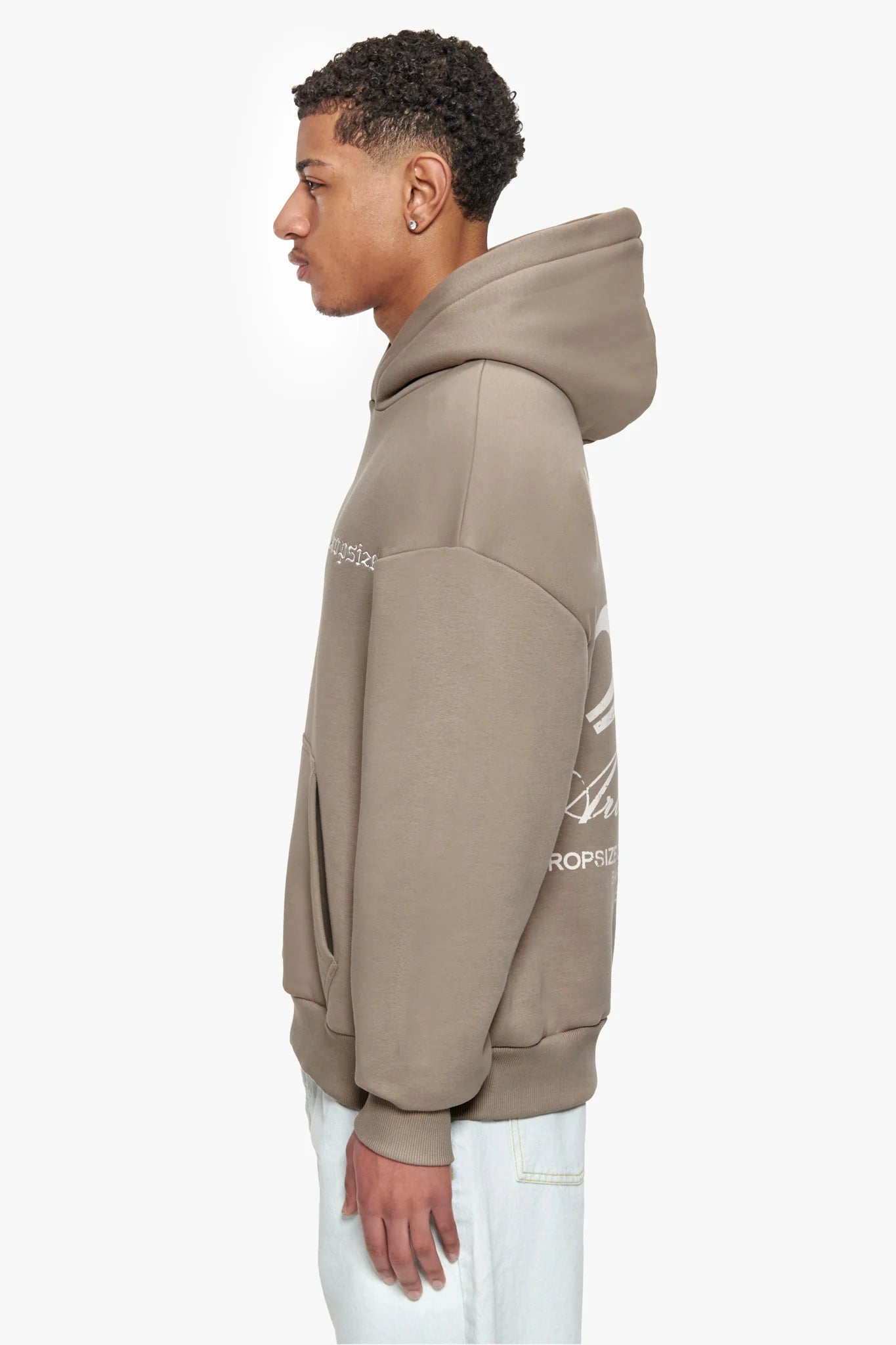 Dropsize HD-333 HEAVY OVERSIZE ART STUDIOS HOODIE - Simply Taupe