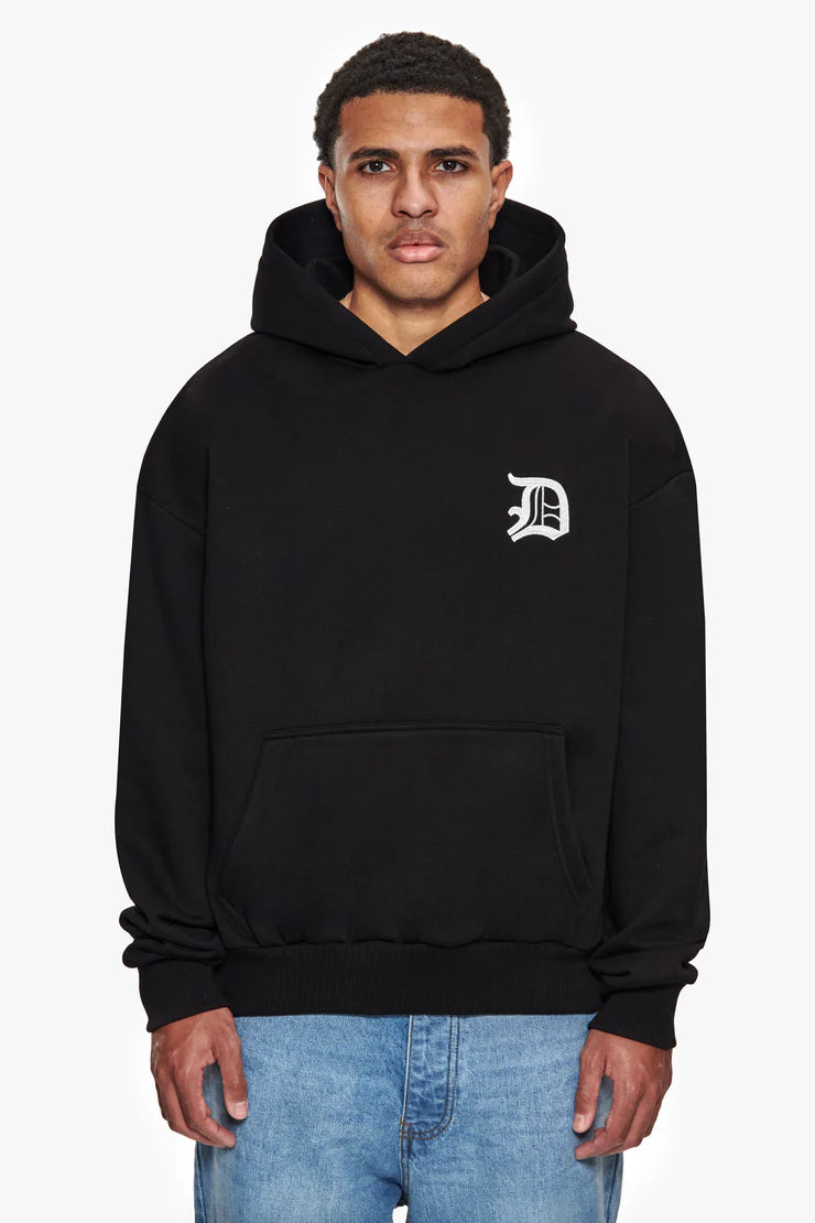 Dropsize HD-375 HEAVY V2 BACKLOGO HOODIE - BLACK