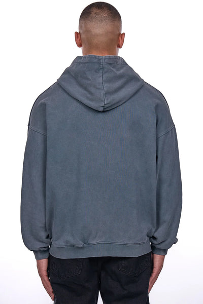 Dropsize HD-483 HEAVY OVERSIZE Hoodie Washed-Grey