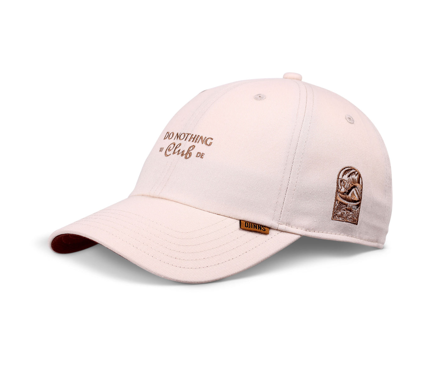 Djinns Bathing Girl DNC Dad Cap - Creme / White