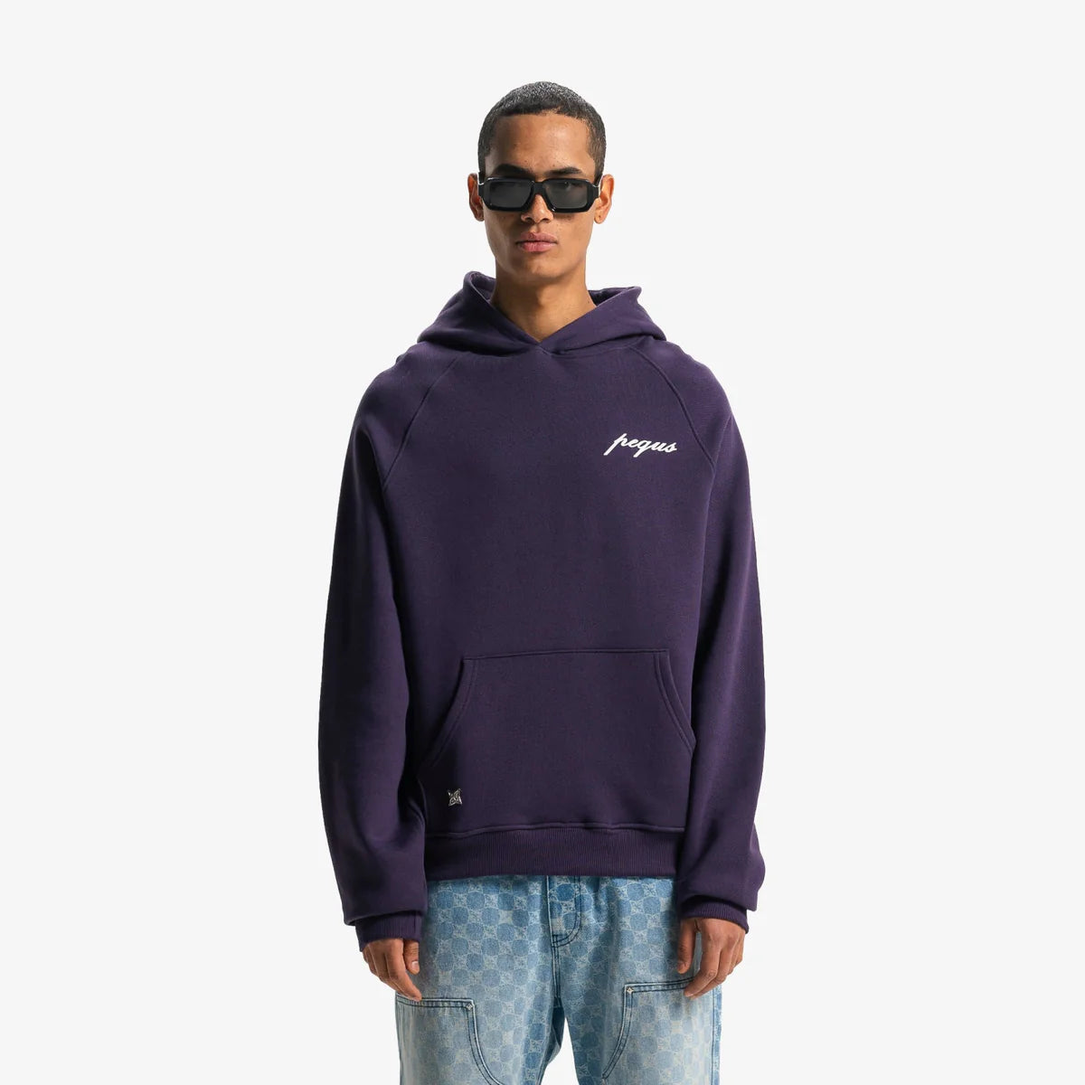 Pequs Chest Logo Hoodie - Purple