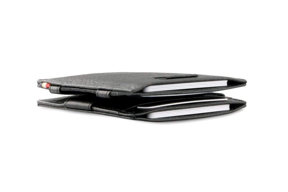 Garzini / Hunterson Cavare Pull Tab Magic Card Wallet - Raven Black