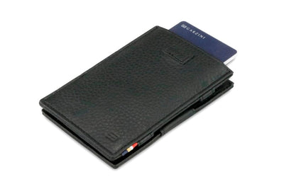 Garzini / Hunterson Cavare Pull Tab Magic Card Wallet - Raven Black