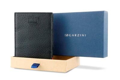 Garzini / Hunterson Cavare Pull Tab Magic Card Wallet - Raven Black