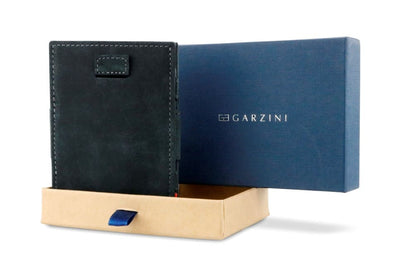 Garzini / Hunterson Cavare Pull Tab Magic Card Wallet - Carbon Black