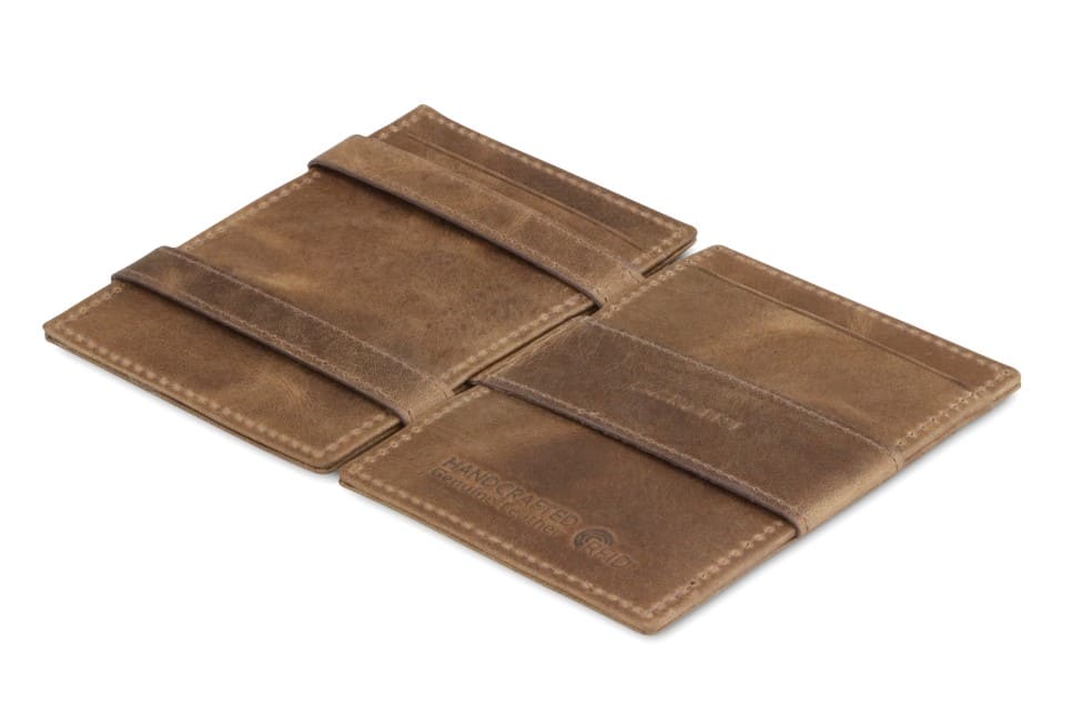 Garzini / Hunterson Essenziale Magic 10 Card Wallet - Brushed Brown