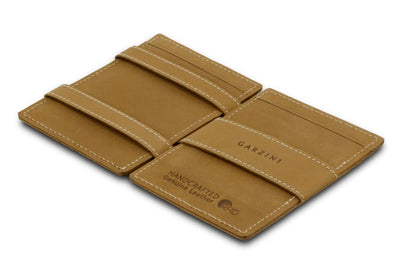 Garzini / Hunterson Essenziale Magic 10 Card Wallet - Camel Brown