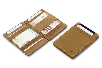 Garzini / Hunterson Essenziale Magic 10 Card Wallet - Camel Brown