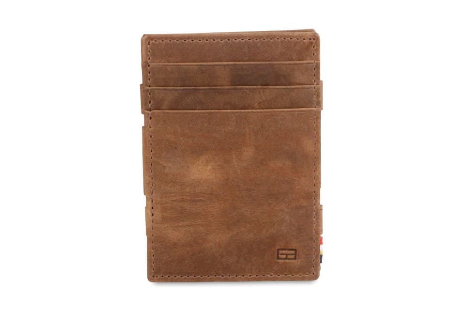 Garzini / Hunterson Essenziale Magic 10 Card Wallet - Brushed Brown