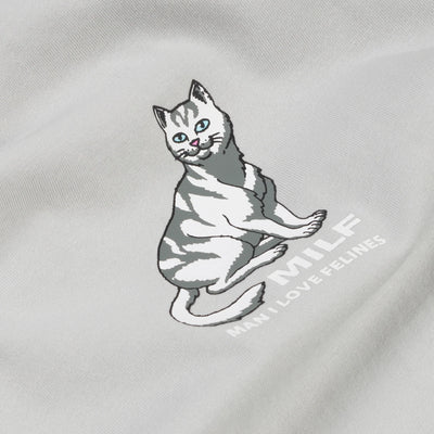 RipNDip Man I Love Felines T-Shirt - Grey