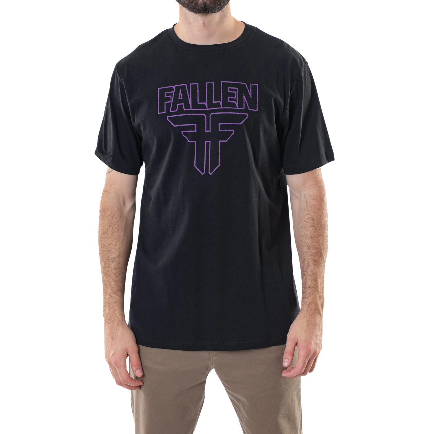 Fallen Insignia T-Shirt - Black / Purple